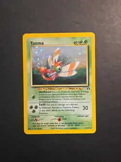 Pokemon Neo Discovery Yanma Holo Rare 17/75 MP - Image 1