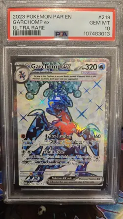 Garchomp ex - PSA 10 - Paradox Rift Ultra Rare Full Art 219/182 - Pokemon - Image 1