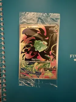 Pokemon Sealed Bulbasaur 133/132 Pokemon TCG Mega Evolution Stamped Promo - Image 1