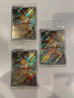 SEALED Prismatic Evolutions ETB Promo Eevee (173) - Lot of 3 - Pokemon TCG - Image 1