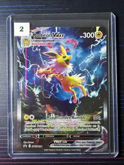 Pokemon TCG Jolteon VMAX SWSH184 Black Star Promo, Lot:#2 - Image 1