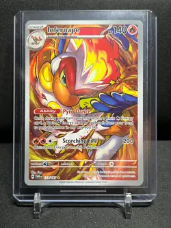 Infernape 173/167 IR Illustration Rare Pokemon 2024 Twilight Masquerade NM - Image 1