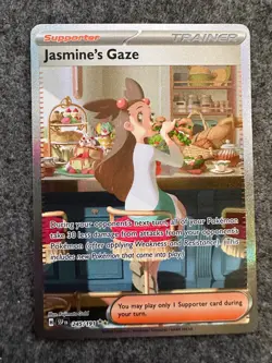 Pokemon TCG Jasmine's Gaze 245/191 Surging Sparks Special Illustration Rare - Image 1