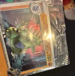 Pokemon Center Stamp Promo Team Rocket’s Tyranitar Destined Rivals SEALED Crease - Image 5