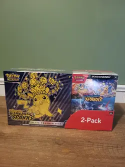 Pokemon Scarlet and Violet Surging Sparks Elite Trainer Boxes 2 Pack Costco - Image 1