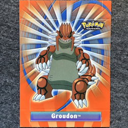 2003 Topps Pokemon Advanced Pop-ups Groudon Pop Up 6 Of 10 NM - Image 1