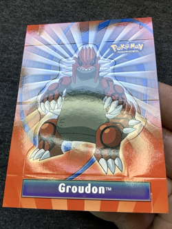 2003 Topps Pokemon Advanced Pop-ups Groudon Pop Up 6 Of 10 NM - Image 3