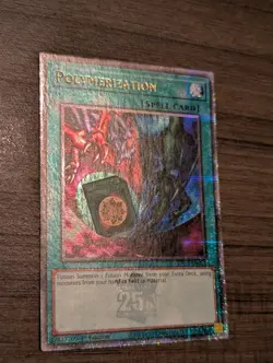 Yu-Gi-Oh Polymerization (A) (Alt Art) (Quarter Century Secret Rare) RA03-EN051 - Image 1