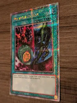 Yu-Gi-Oh Polymerization (A) (Alt Art) (Quarter Century Secret Rare) RA03-EN051 - Image 3