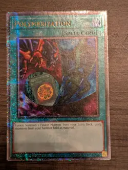 Yu-Gi-Oh Polymerization (A) (Alt Art) (Quarter Century Secret Rare) RA03-EN051 - Image 4