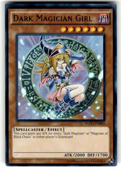 Dark Magician Girl - YGLD-ENB03 Ultra RARE Unlimited Edition YuGiOh TCG Card - Image 1