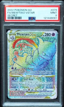 Mewtwo VSTAR 079/078 PSA 9 Pokemon Go Pokemon Card - Image 1