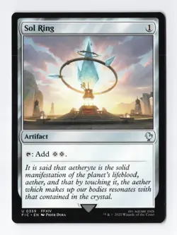 Sol Ring (0359) Normal U Final Fantasy MTG Magic the Gathering Card NM - Image 1