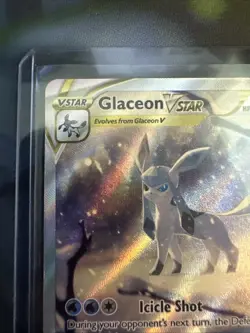 Glaceon VStar GG40/GG70 - Pokemon Crown Zenith Galarian Gallery Card - NM - Image 2