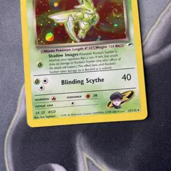 Rocket's Scyther Holo Gym Heroes Card 013/132 Pokemon TCG - NM + SWIRL - Image 3
