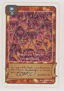 1996 Redemption - Collectible Card Game: Prophets Brian Cage Cage - Image 1