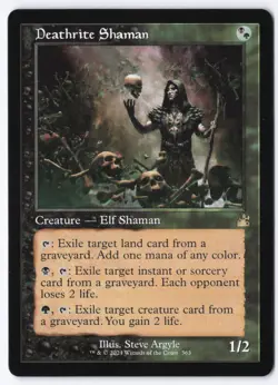 Deathrite Shaman (Retro Frame) R Ravnica Remastered 363 NM - Image 1