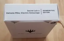 MTG Secret Lair Hatsune Miku Entourage Rainbow Foil MIB Limited Ed. - Image 1
