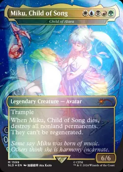 Secret Lair Hatsune Miku Digital Sensation EN Rainbow Foil English Sealed - Image 4