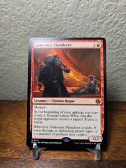 Generous Plunderer MTG Outlaws of Thunder Junction: The Big Score Regular - Image 1
