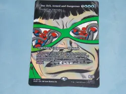 MTG Borderless Alt Art Doc Ock, Armed and Dangerous x1 Mythic Spider-Man NM - Image 1