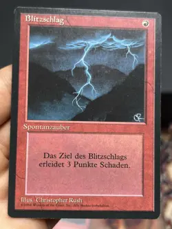4x German FBB • Lightning Bolt • Mixed Condition • Mtg (2009) - Image 2