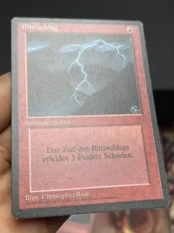 4x German FBB • Lightning Bolt • Mixed Condition • Mtg (2009) - Image 3