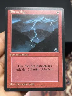 4x German FBB • Lightning Bolt • Mixed Condition • Mtg (2009) - Image 5