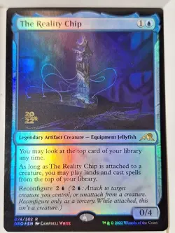 The Reality Chip - FOIL - Prerelease Promo - Magic the Gathering MTG Nice! - Image 1
