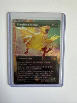 Traveling Chocobo (Borderless) Final Fantasy Foil - Image 1