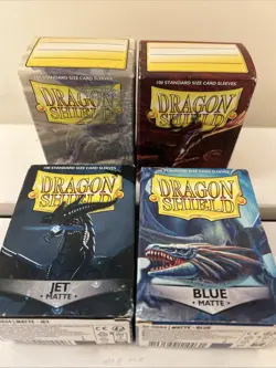 Dragon Shield Matte 4 X 100 Protective Sleeves Various Colors 5706569110246 - Image 1