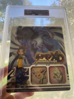 PSA 7 Shadow Lugia Japanese XD Gale of Darkness Lenticular Promo Pokemon Espeon - Image 3