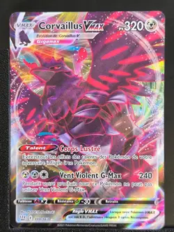 Carte Pokemon Corvaillus VMAX 110/163 EB05 EB5 Styles De Combat Epee Et Bouclier - Image 2