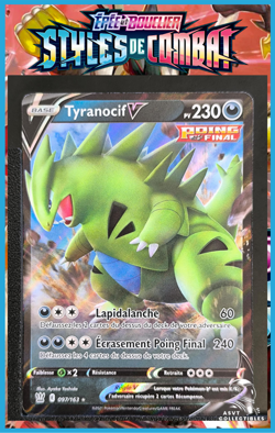 Carte Pokemon Tyranocif V 097/163 EB05 EB5 Styles De Combat Epee Et Bouclier - Image 1