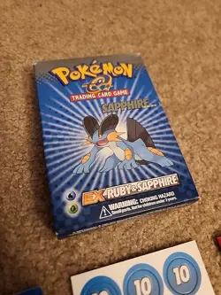 Pokemon TCG EX Ruby & Sapphire Deck Box + Manuals ONLY (Read Description) | HTF - Image 2