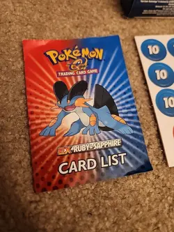 Pokemon TCG EX Ruby & Sapphire Deck Box + Manuals ONLY (Read Description) | HTF - Image 3