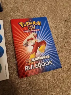 Pokemon TCG EX Ruby & Sapphire Deck Box + Manuals ONLY (Read Description) | HTF - Image 5