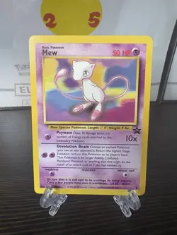2000 Pokemon Promo Black Star #8 Mew Pokemon League - Image 1