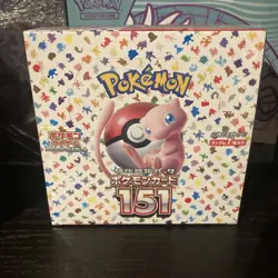 Pokemon 151 Japanese Sv2a Booster Box TCG - Shrink Wrapped 4521329346038 - Image 1