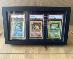 Pokemon Base Set 1999 Unlimited - Charizard - Blastoise - Venusaur - PSA 7 - Image 1