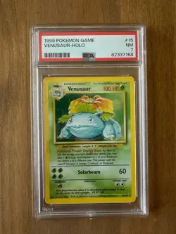 Pokemon Base Set 1999 Unlimited - Charizard - Blastoise - Venusaur - PSA 7 - Image 4