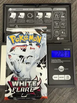 Heavy 22.91! Pokemon TCG SV10.5 White Flare Booster Pack Sealed! Demi-God PackU! - Image 1