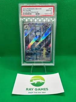 Pokemon TCG Poliwhirl 176/165 Scarlet & Violet 151 Illustration Rare PSA 10 - Image 1