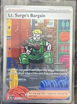 Lt. Surge Bargain 185/132 - Mega Evolution Pokemon - Image 1