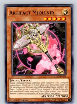 Artifact Mjollnir Common 1st Edition EXFO-EN028 LP - Image 1