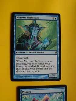 Merrow Harbinger - wizard & Ponder - sorcery MTG 2 Card. Lorwyn. - Image 4
