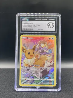 Eevee 2022 Brilliant Stars TG11/TG30 CGC 9.5 Character Rare Pokemon Card - Image 2