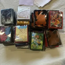 1 Pack Of 65x Card Sleeves (Different Designs) Standard Size chosen randomly - Image 1