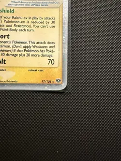 Raichu ex 97/106 Emerald Pokemon Trading Card TCG Nintendo 2005 - Image 5