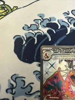 Charizard EX Obsidian Flames Ultra Rare Full Art Holo Card 215/197 Near Mint - Image 3